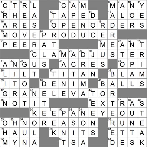 tries out la times crossword clue